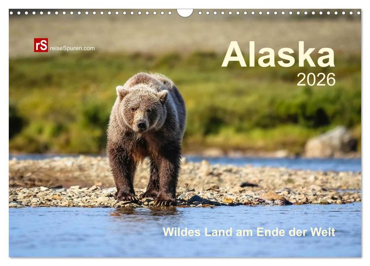 Produktbild: Alaska 2026 Wildes Land am Ende der Welt (Wandkalender 2026 DIN A3 quer), CALVENDO Monatskalender