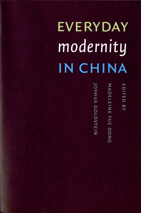 Produktbild: Everyday Modernity in China