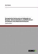 Produktbild: Energetische Sanierung von Geb&auml;uden im Bestand - Wirtschaftlichkeit und Ma&szlig;nahmen am Beispiel eines Mehrfamilienhauses