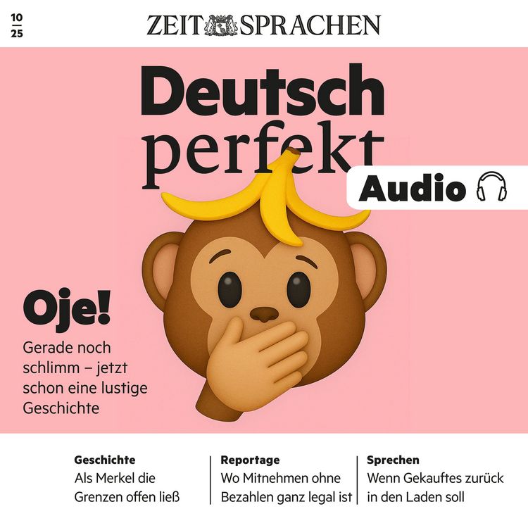 Produktbild: Deutsch perfekt Audio - Oje! &Uuml;ber lustige Pannen