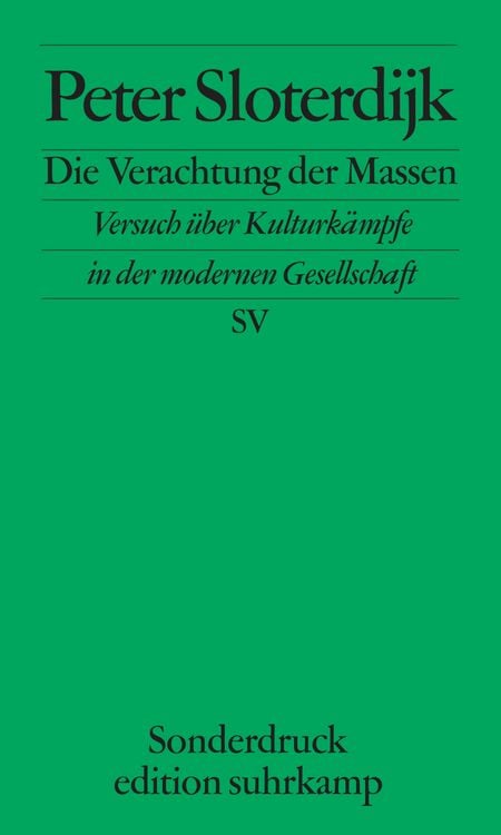 Produktbild: Die Verachtung der Massen