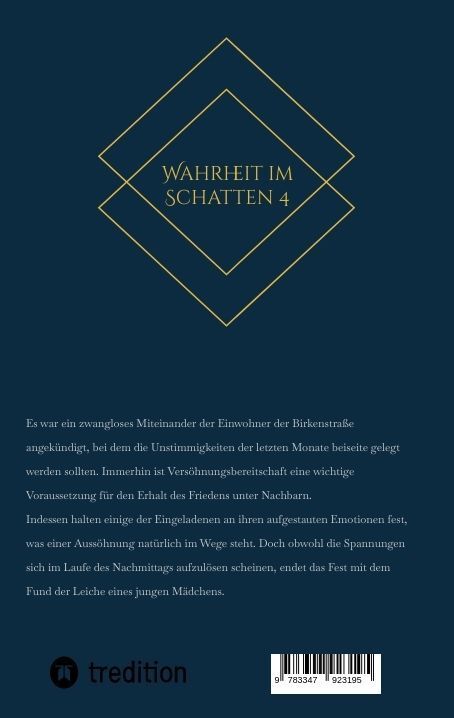 Produktbild: Wahrheit im Schatten 4, spannend und humorvoll, mit Herz, Kriminalroman, Serie