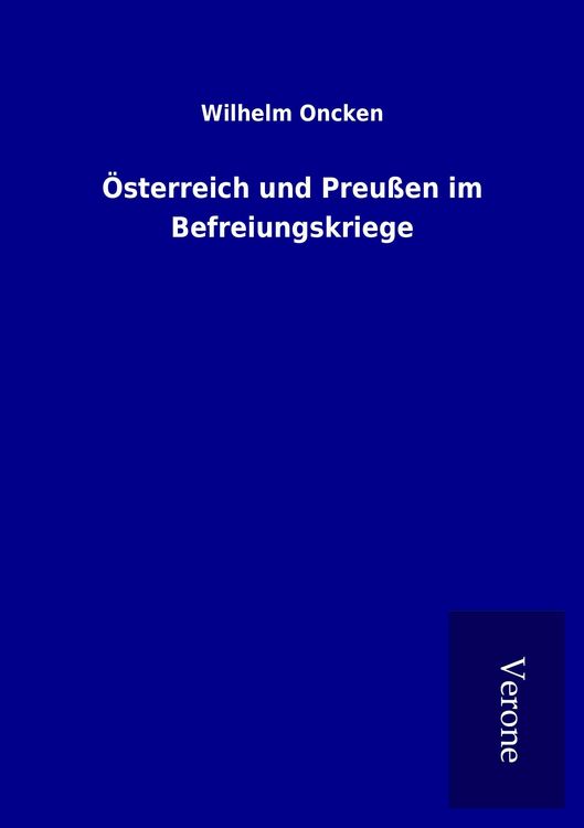 Produktbild: &Ouml;sterreich und Preu&szlig;en im Befreiungskriege