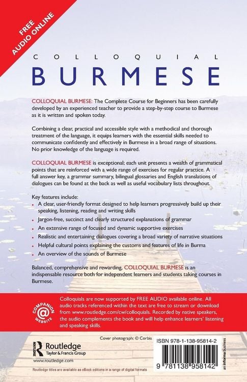 Produktbild: Colloquial Burmese