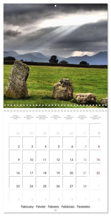 Produktbild: LAKE DISTRICT CUMBRIA Dramatic Art Photos (Wall Calendar 2026 12 &times; 12 Inch) CALVENDO 12 Month Wall Calendar