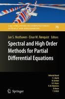 Produktbild: Spectral and High Order Methods for Partial Differential Equations
