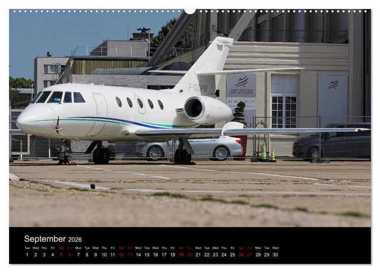 Produktbild: Bizjets (High Quality Premium Wall Calendar 2026 DIN A2 landscape),CALVENDO 12 Month Wall Calendar