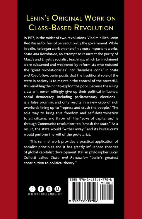 Produktbild: State and Revolution Lenin