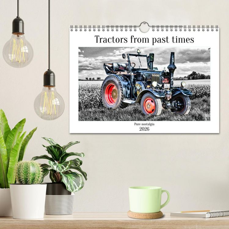Produktbild: Tractors from past times (Wall Calendar 2026 DIN A4 landscape), CALVENDO 12 Month Wall Calendar