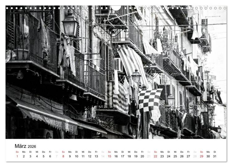 Produktbild: Silberstein portr&auml;tiert Palermo (Wandkalender 2026 DIN A3 quer), CALVENDO Monatskalender