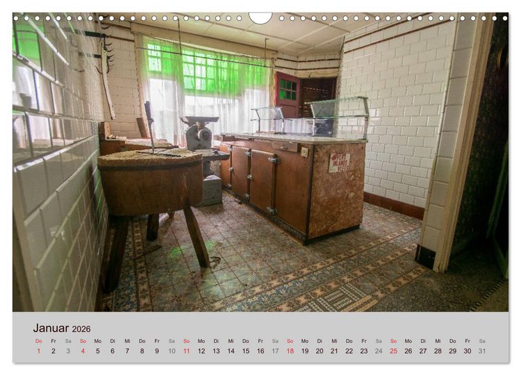 Produktbild: Lost Places - Sch&ouml;nheit des Verfalls (Wandkalender 2026 DIN A3 quer), CALVENDO Monatskalender