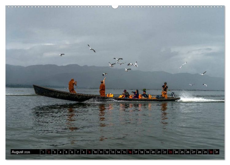 Produktbild: Myanmar - Burma (Wandkalender 2026 DIN A2 quer), CALVENDO Monatskalender