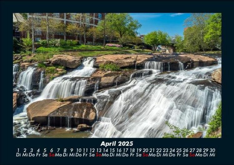 Produktbild: Wasserf&auml;lle 2025 Fotokalender DIN A5