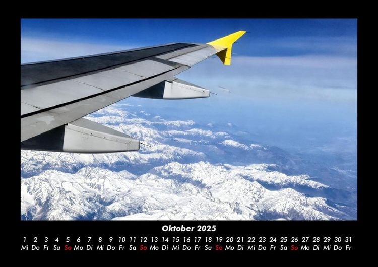 Produktbild: Flugzeuge 2025 Fotokalender DIN A3