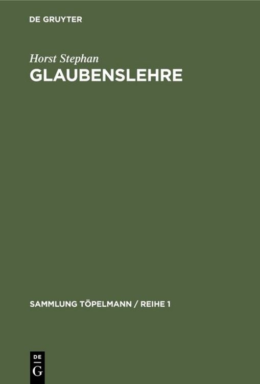 Produktbild: Glaubenslehre