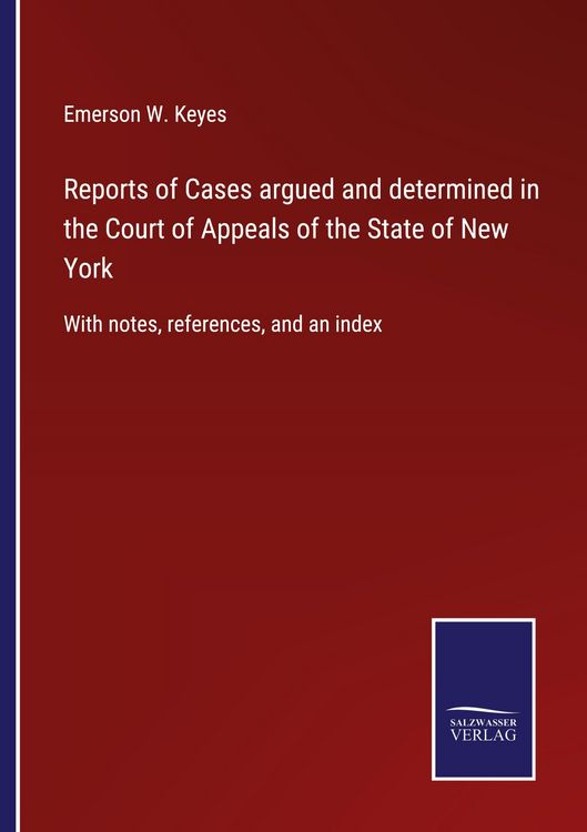 Produktbild: Reports of Cases argued and determined in the Court of Appeals of the State of New York