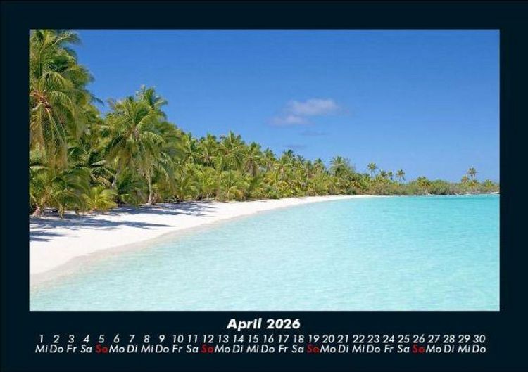 Produktbild: Str&auml;nde der Welt 2026 Fotokalender DIN A5