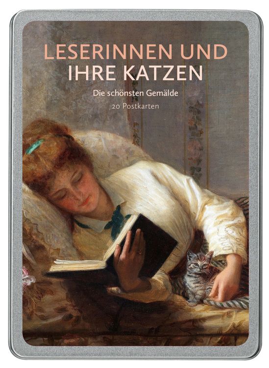Produktbild: Leserinnen und ihre Katzen Postkarten VE 20