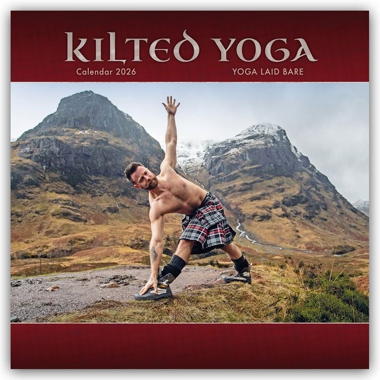 Produktbild: Kilted Yoga 2026 – Wand-Kalender