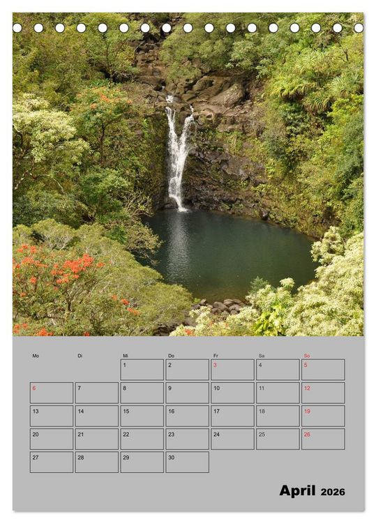 Produktbild: Hawaii - Land of Aloha (Tischkalender 2026 DIN A5 hoch), CALVENDO Monatskalender
