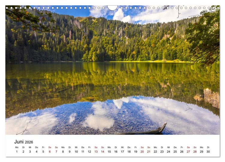 Produktbild: Schwarzwald, Seen und Hochmoore (Wandkalender 2026 DIN A3 quer), CALVENDO Monatskalender
