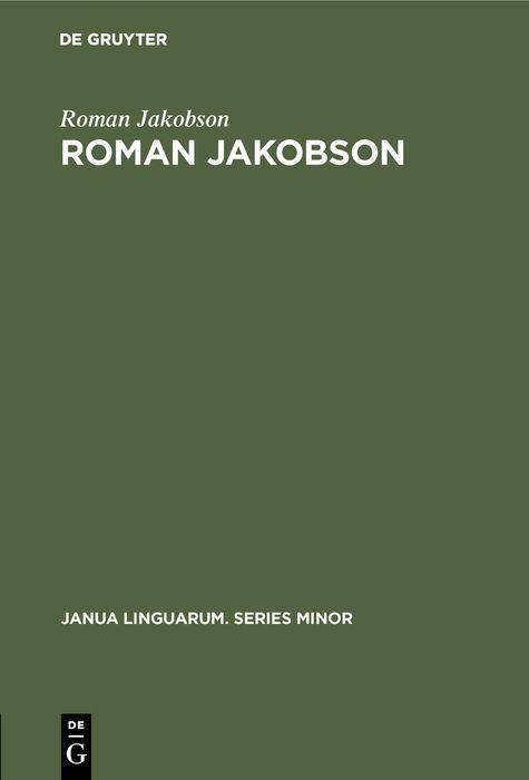 Produktbild: Roman Jakobson