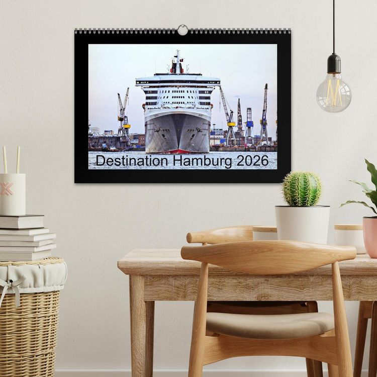 Produktbild: Destination Hamburg 2026 (Wall Calendar 2026 DIN A3 landscape), CALVENDO 12 Month Wall Calendar