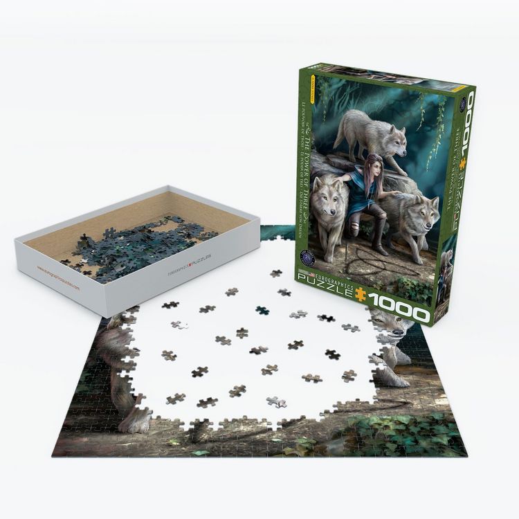 Produktbild: Familie der W&ouml;lfe (Puzzle)
