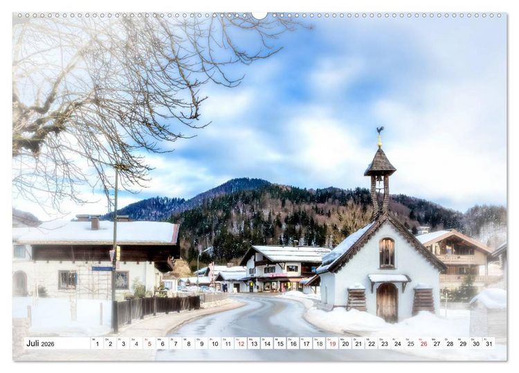 Produktbild: WINTERZAUBER Reit im Winkl und Umgebung (Wandkalender 2026 DIN A2 quer), CALVENDO Monatskalender