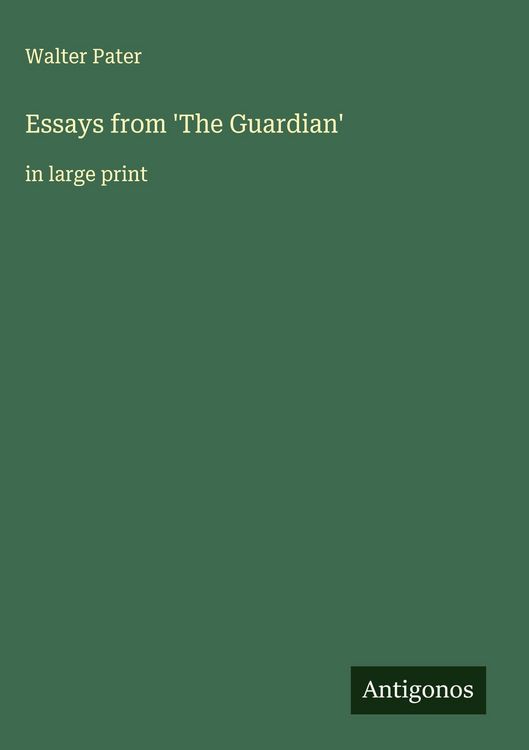Produktbild: Essays from 'The Guardian'