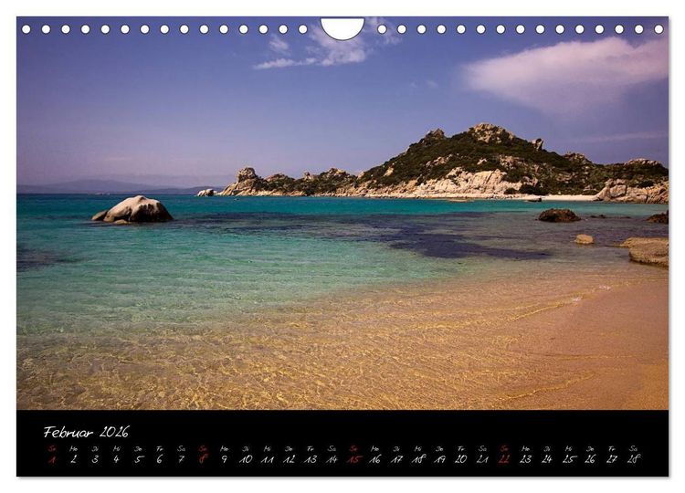 Produktbild: Blaues Sardinien (Wandkalender 2026 DIN A4 quer), CALVENDO Monatskalender