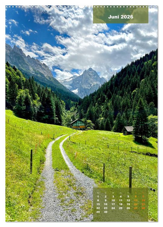 Produktbild: Erlebe mit mir die Alpen (Wandkalender 2026 DIN A2 hoch), CALVENDO Monatskalender
