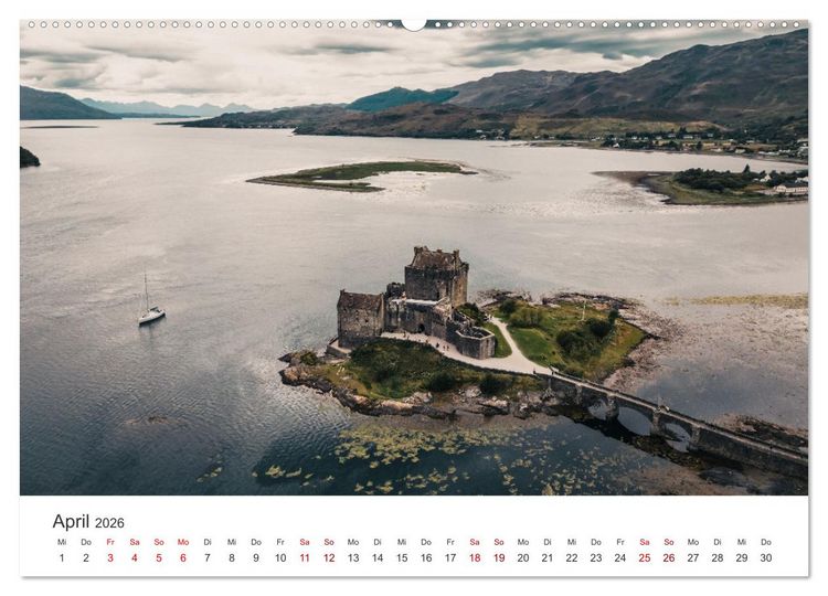 Produktbild: Schottland - Die wilde Sch&ouml;nheit der Highlands (Wandkalender 2026 DIN A2 quer), CALVENDO Monatskalender