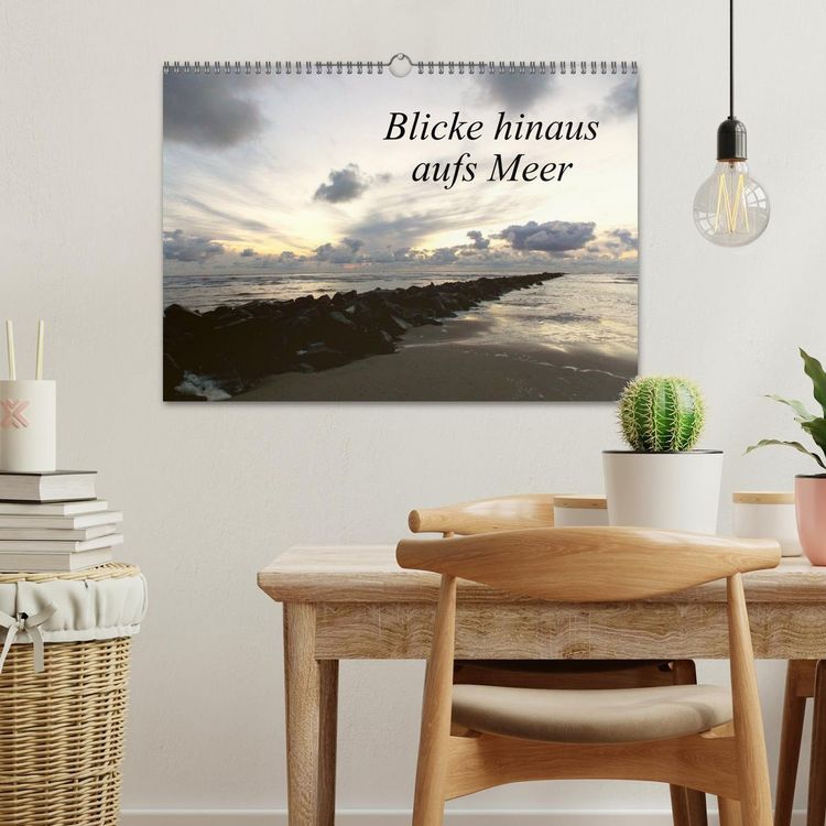 Produktbild: Blicke hinaus aufs Meer (Wandkalender 2026 DIN A3 quer), CALVENDO Monatskalender