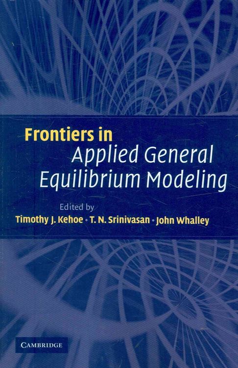 Produktbild: Frontiers in Applied General Equilibrium Modeling