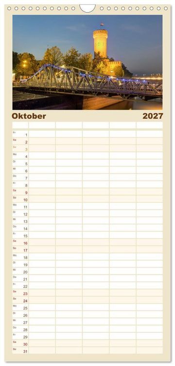 Produktbild: Familienplaner 2027 - Wundersch&ouml;nes K&ouml;ln mit 5 Spalten (Wandkalender, 21 x 45 cm) CALVENDO