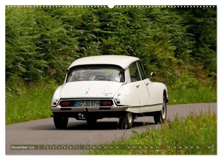 Produktbild: Citro&euml;n DS - G&ouml;ttin in wei&szlig; (Wandkalender 2026 DIN A2 quer), CALVENDO Monatskalender