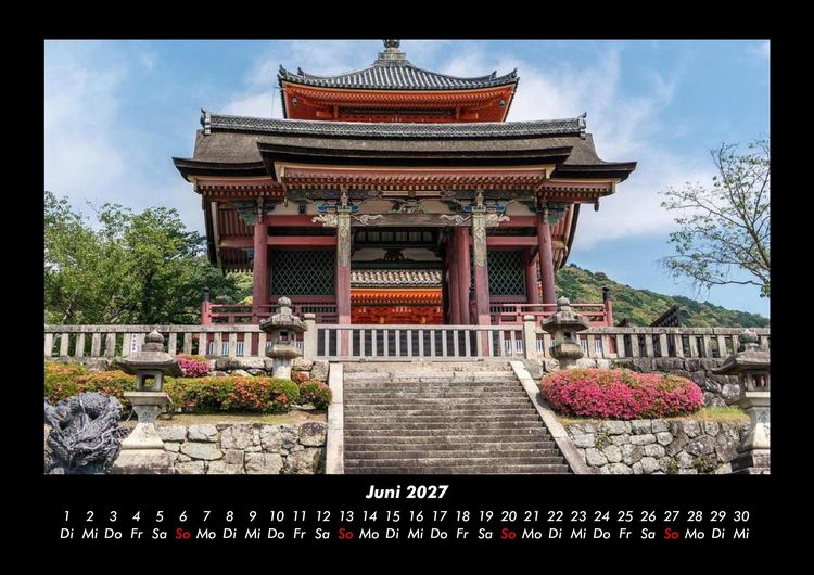 Produktbild: Tempel 2027 Fotokalender DIN A3