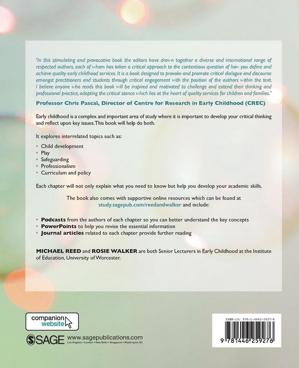 Produktbild: A Critical Companion to Early Childhood