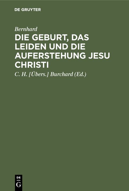 Produktbild: Die Geburt, das Leiden und die Auferstehung Jesu Christi