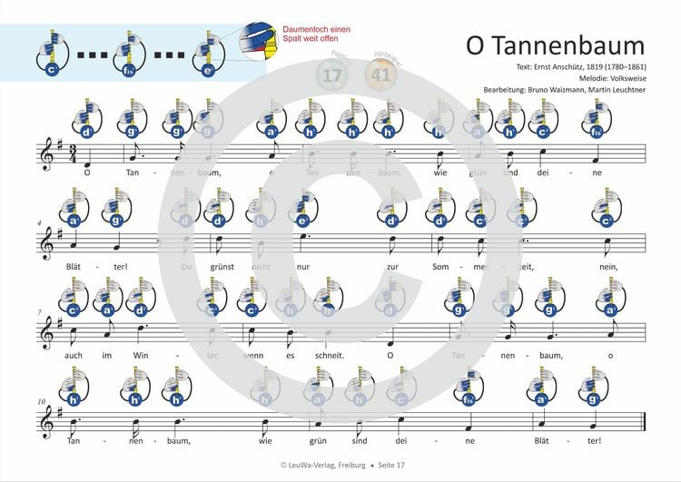 Produktbild: Einfacher!-Geht-Nicht: 24 Weihnachtslieder f&uuml;r Sopran-Blockfl&ouml;te (barocke Griffweise) mit CD