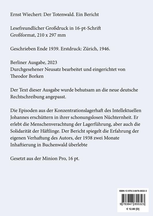 Produktbild: Der Totenwald (Gro&szlig;druck)