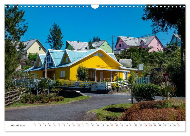 Produktbild: &Icirc;le de la R&eacute;union - Das franz&ouml;sische Paradies im Indischen Ozean (Wandkalender 2026 DIN A3 quer), CALVENDO Monatskalender