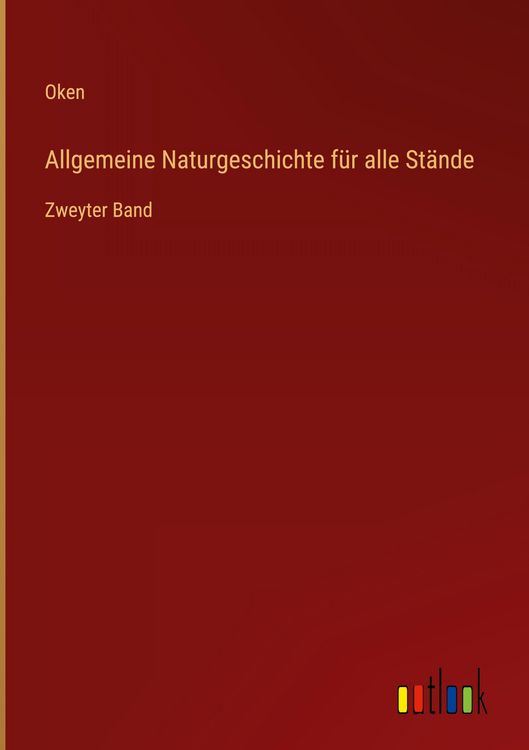 Produktbild: Allgemeine Naturgeschichte f&uuml;r alle St&auml;nde