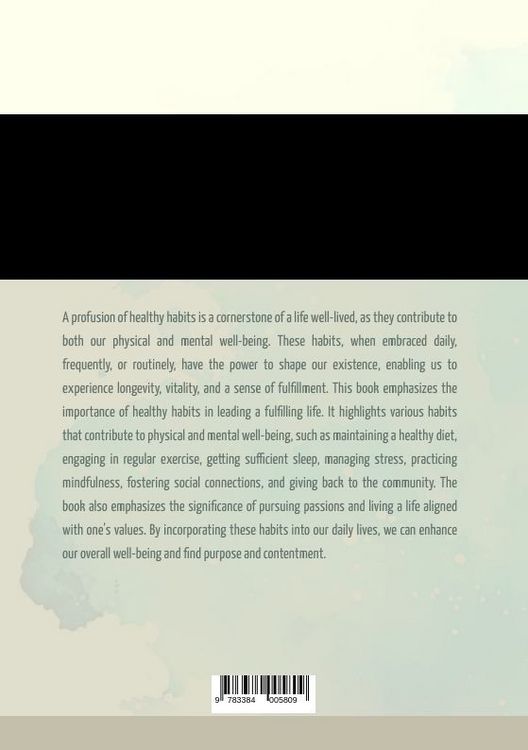 Produktbild: Healthy habits for a fulfilling life