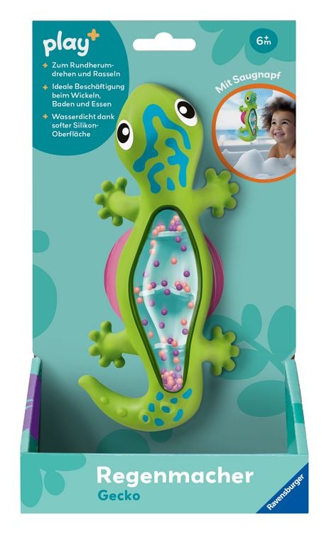 Produktbild: Play+ Regenmacher: Gecko - ab 6 Monate