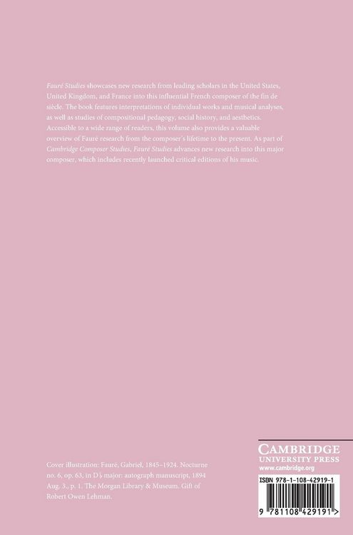 Produktbild: Faur&eacute; Studies