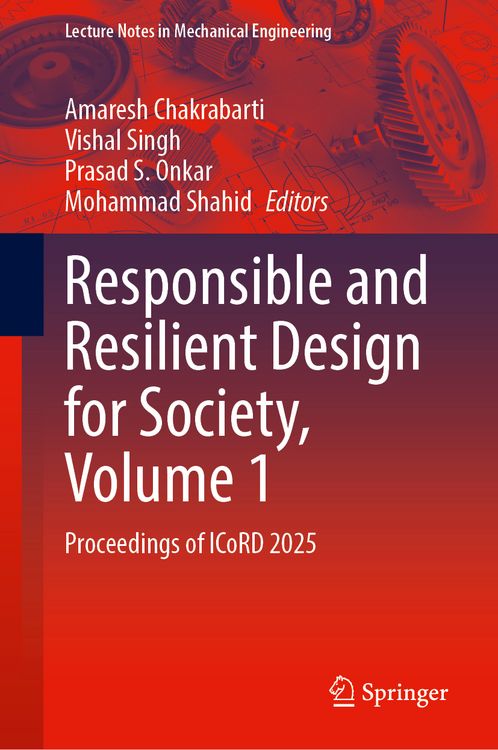 Produktbild: Responsible and Resilient Design for Society, Volume 1