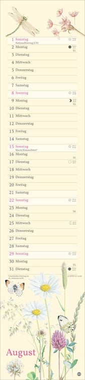 Produktbild: Edith Holden: Mit der Natur durchs Jahr Kalender 2027