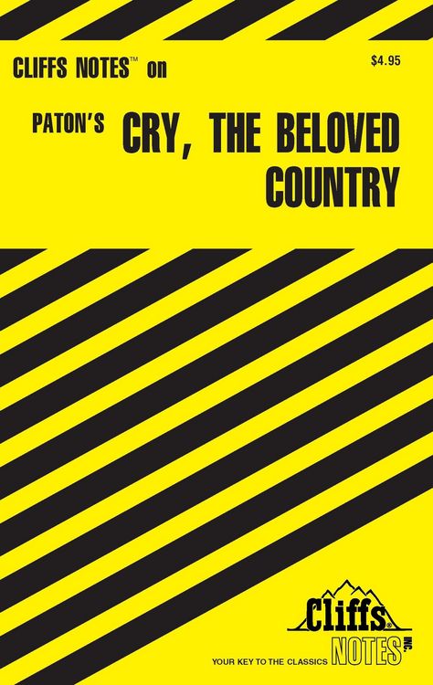 Produktbild: CliffsNotes on Paton's Cry, the Beloved Country